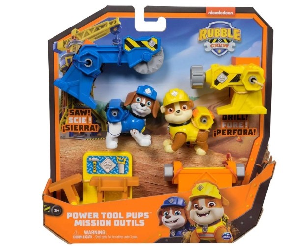 Figúrka šteniatok Paw Patrol Rubble Power Tool